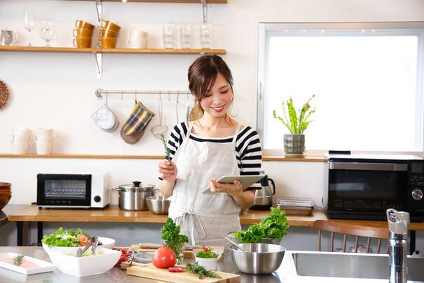 Comida japonesa para cocinar comida útil